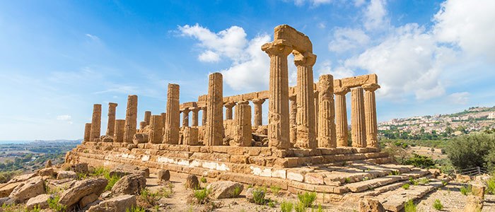 Ruines de la vallée des temples, Agrigente, à visiter dans le sud de la Sicile