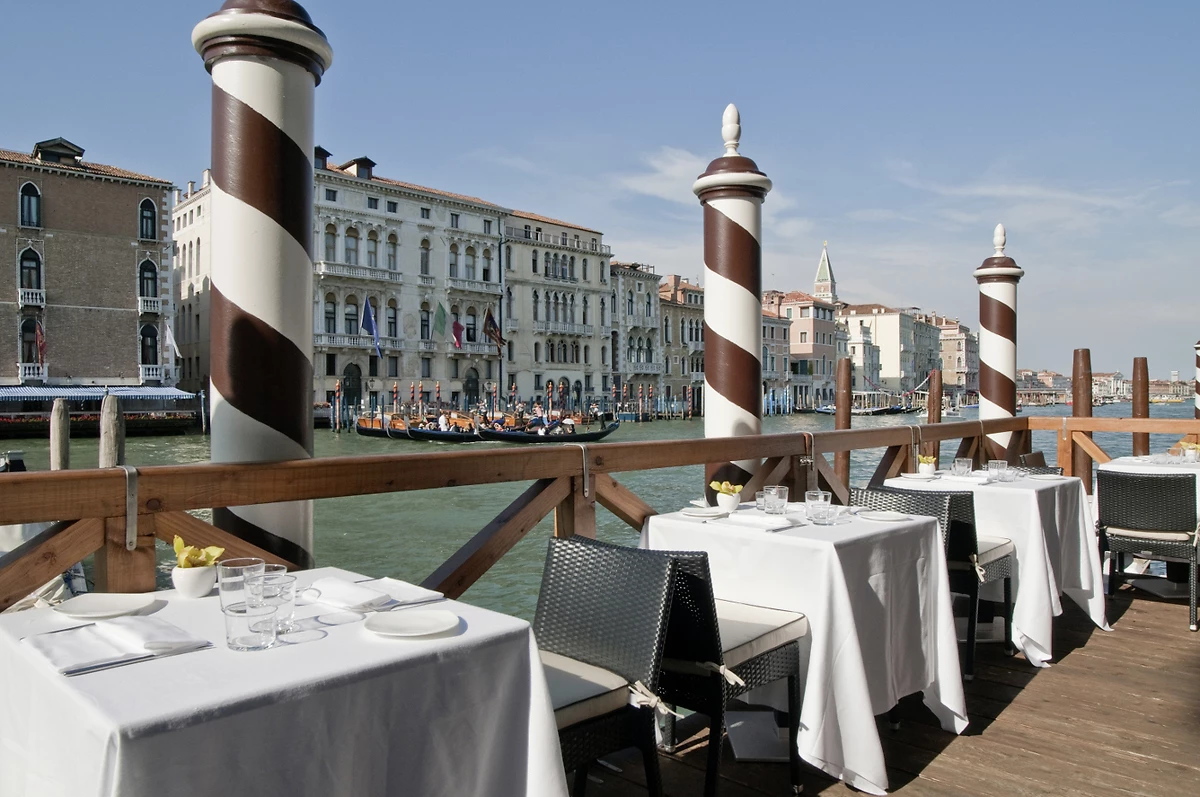 Terrasse restaurant, hôtel Sina Centurion Palace, Venise, Italie