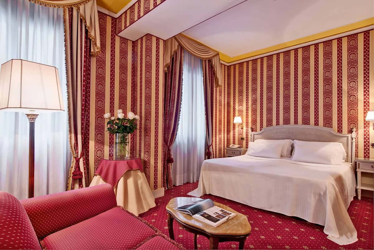 Chambre deluxe, hôtel Palazzo Sant'Angelo, Venise, Italie