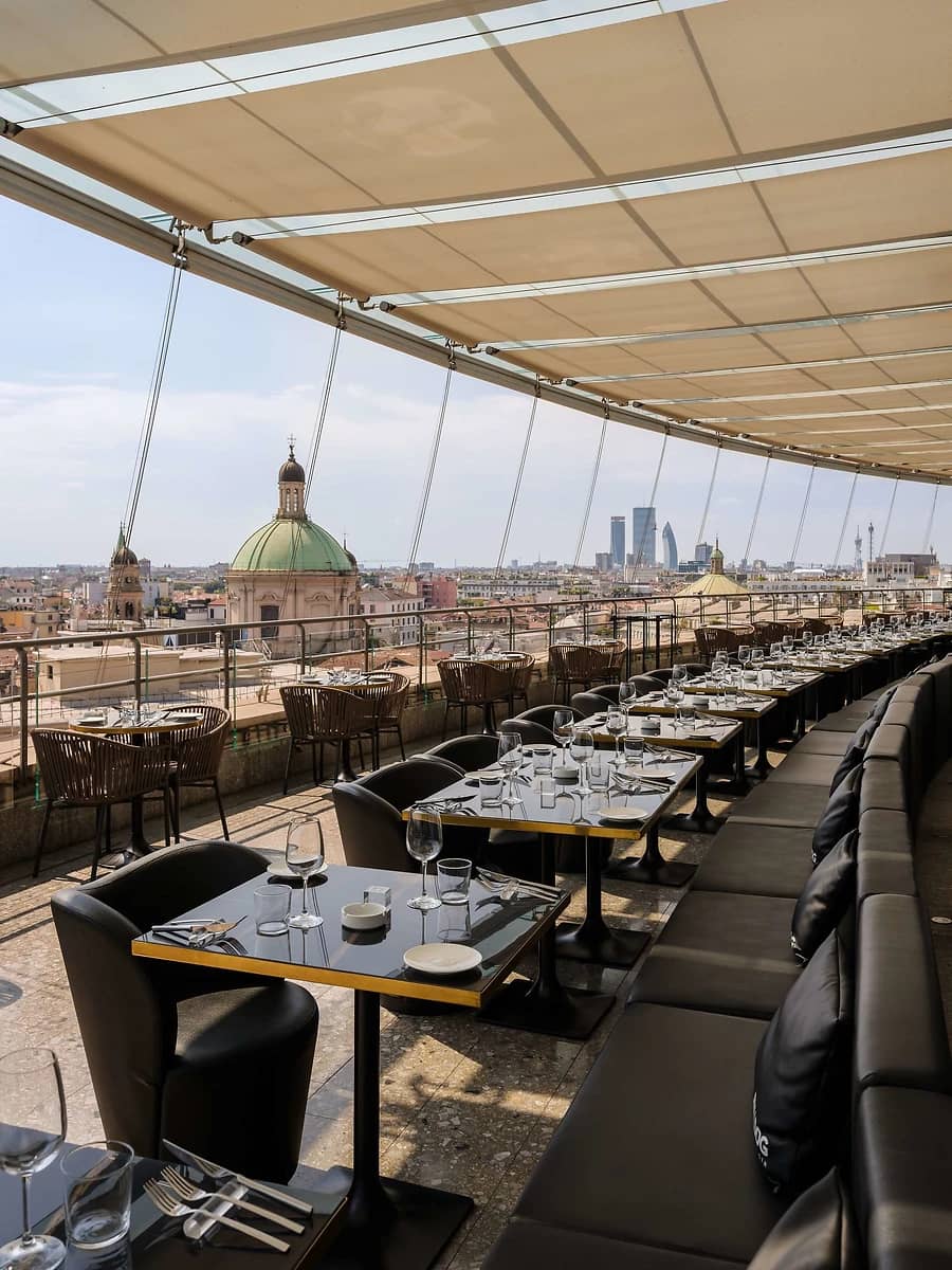 Restaurant, Terrasse, The Square Milano Duomo