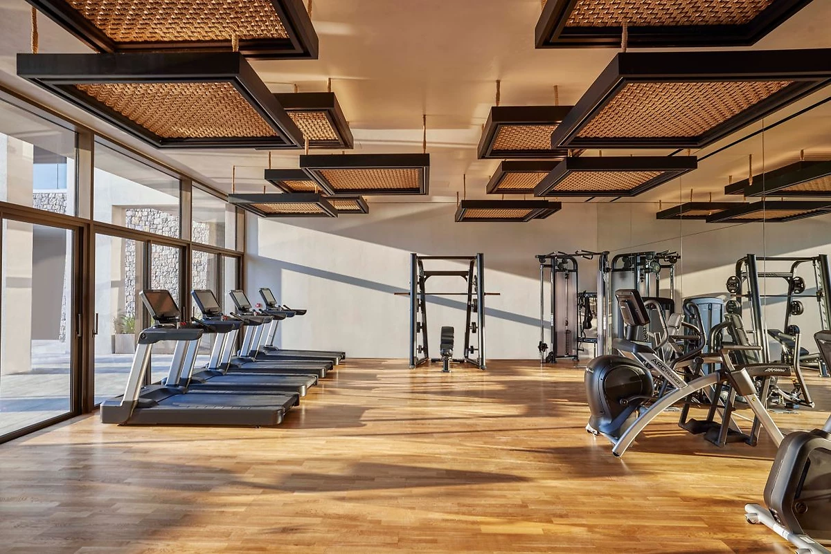Salle de sport, hôtel W Costa Navarino