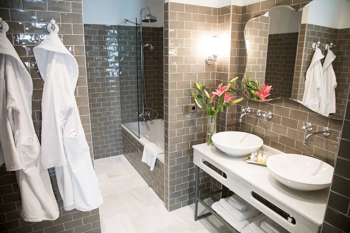 Salle de bain, Hôtel Gravina 51, Séville, Espagne