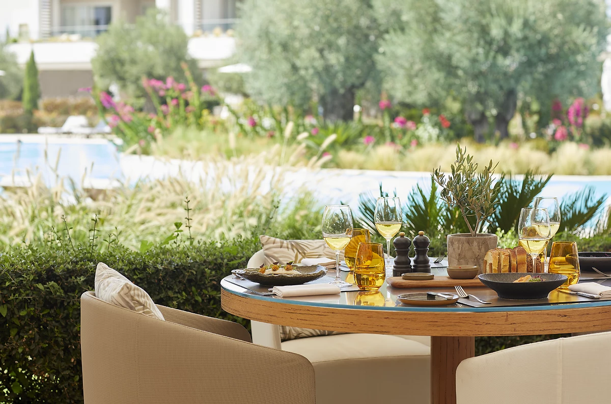 Repas servis dans l'un des restaurants de l'hôtel, Sani Dunes