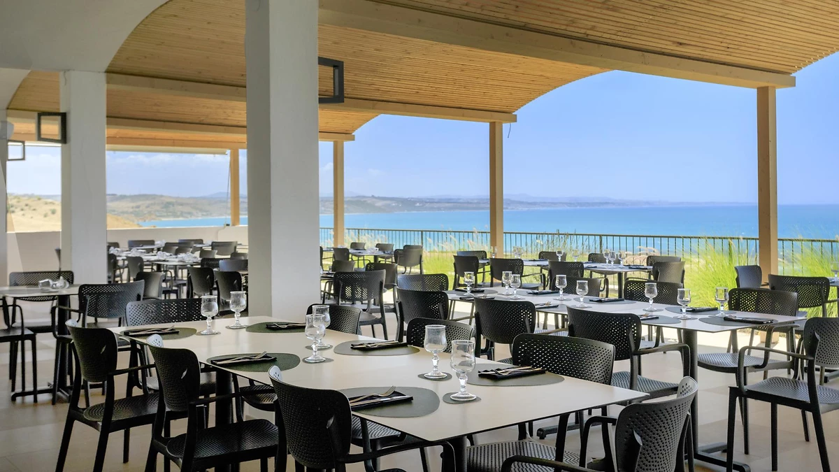 Mediterra, Restaurant, Mangia's Torre del Barone Resort & Spa, Sicile, Italie