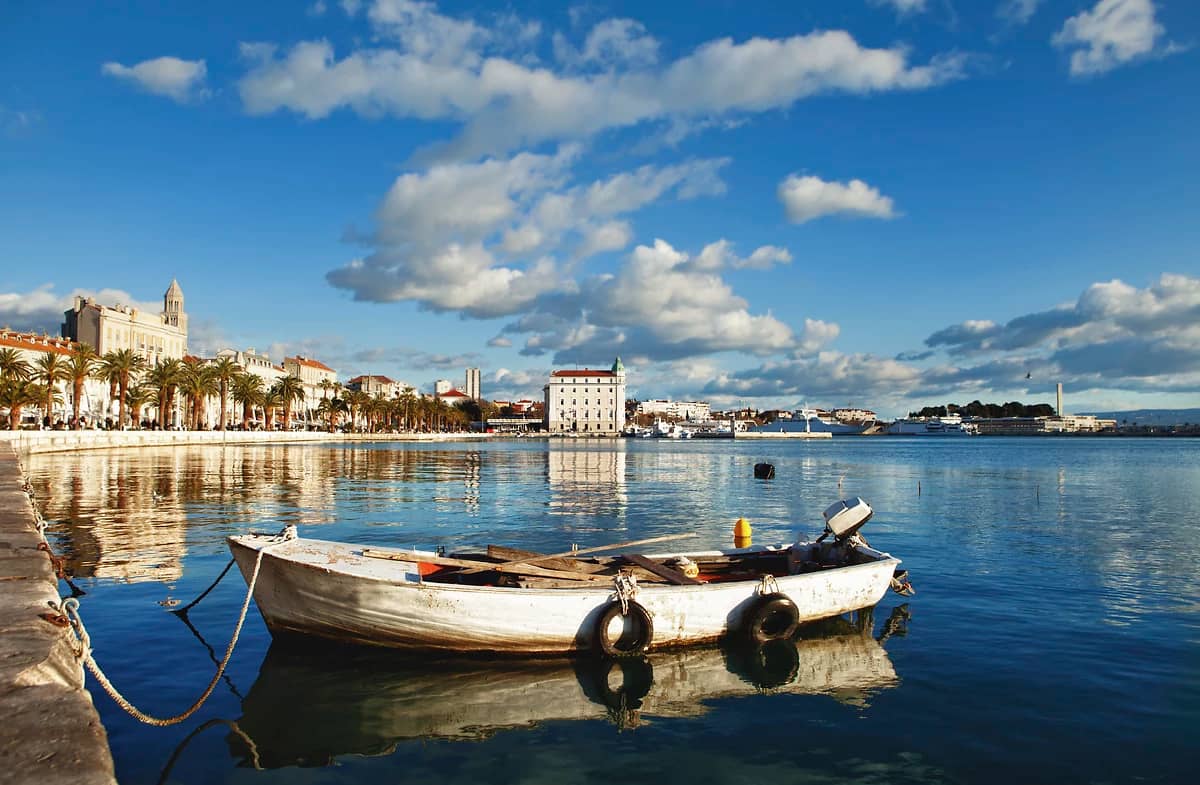 Vue sur Split, Dalmatie, Croatie