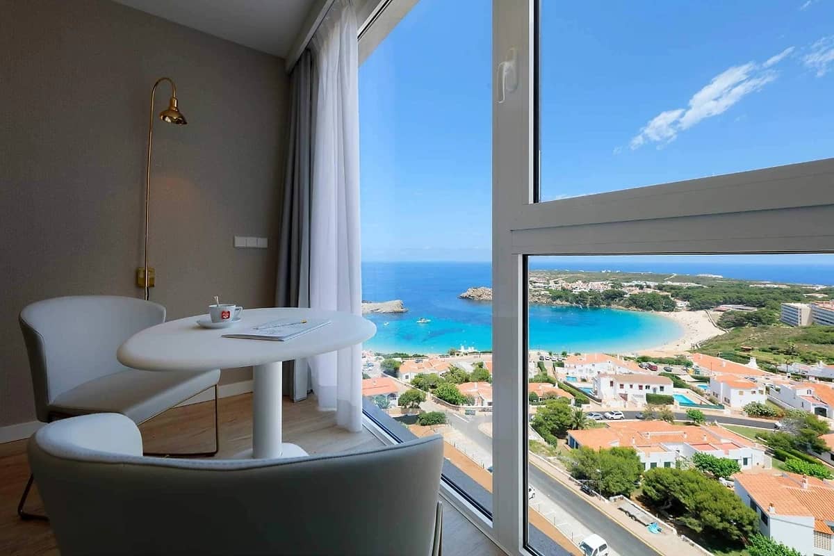 Chambre, vue sur la mer, Palladium Hotel Menorca, Minorque, Espagne