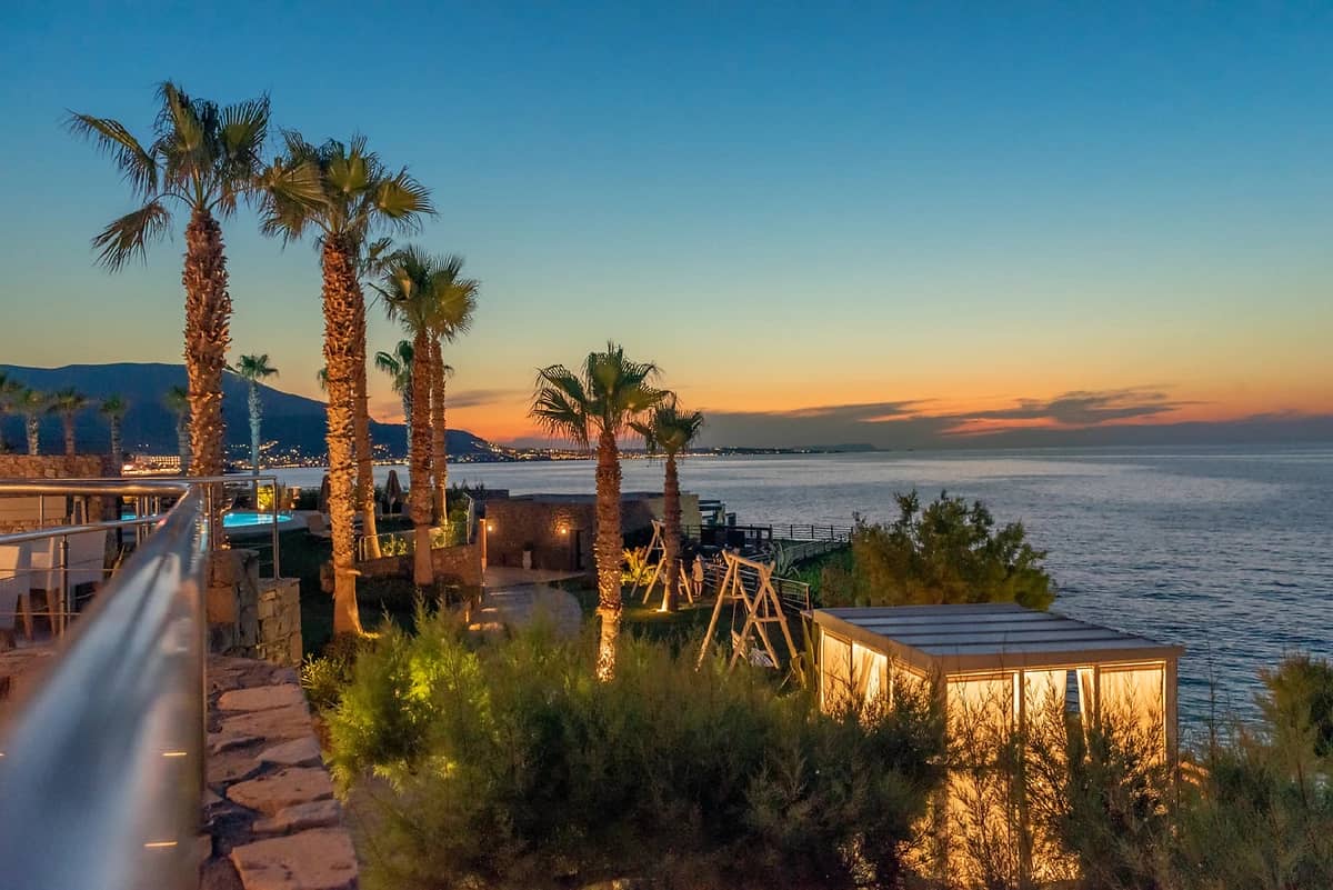 Jardin, hôtel Ikaros Beach Luxury Resort & Spa