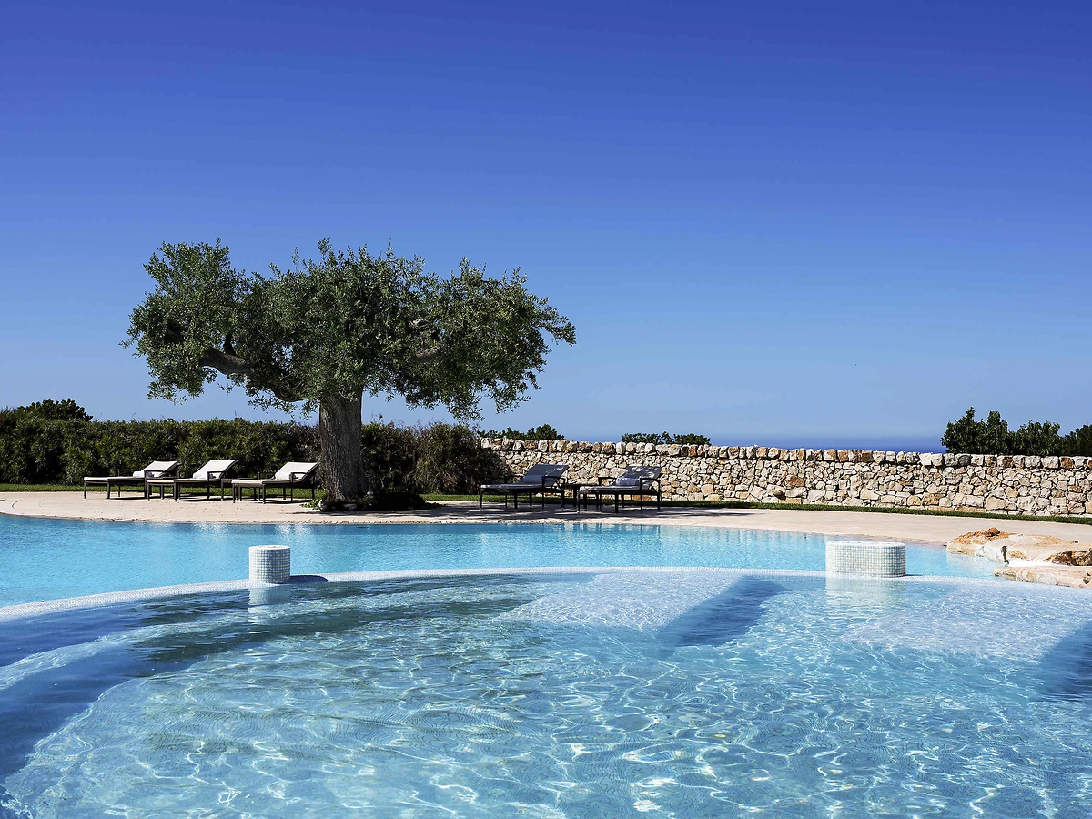 Piscine, Borgobianco Resort & Spa, Pouilles, Italie