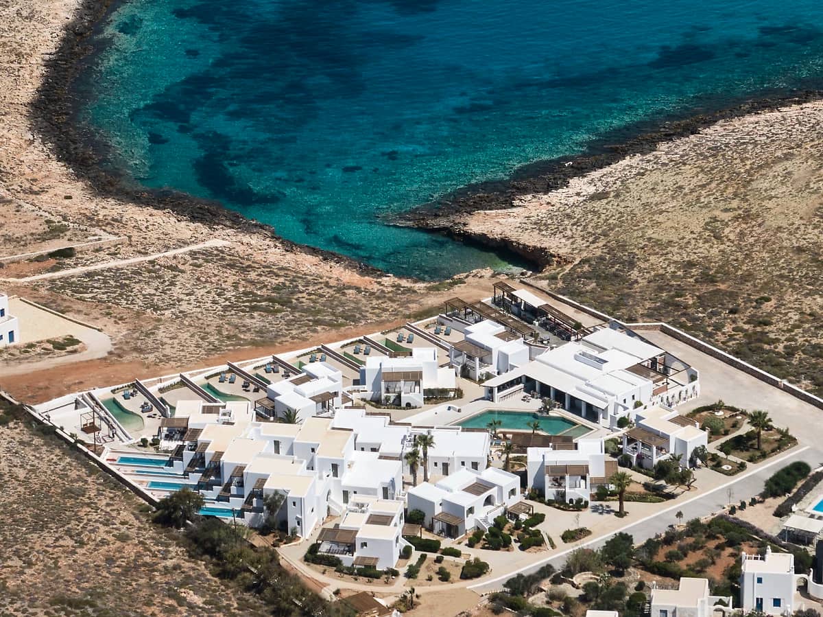 Vue d'ensemble, Andronis Minois, Paros, Cyclades, Grèce