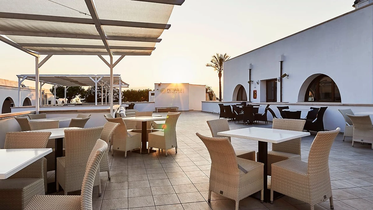 Terrasse du bar/restaurant, Pietrablu Resort & Spa