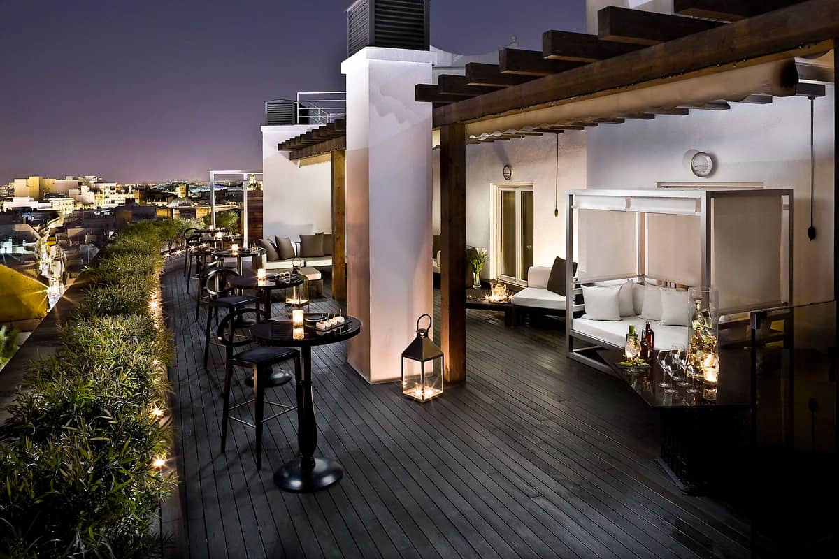 Roof top, Colon Gran Melia, Séville, Espagne