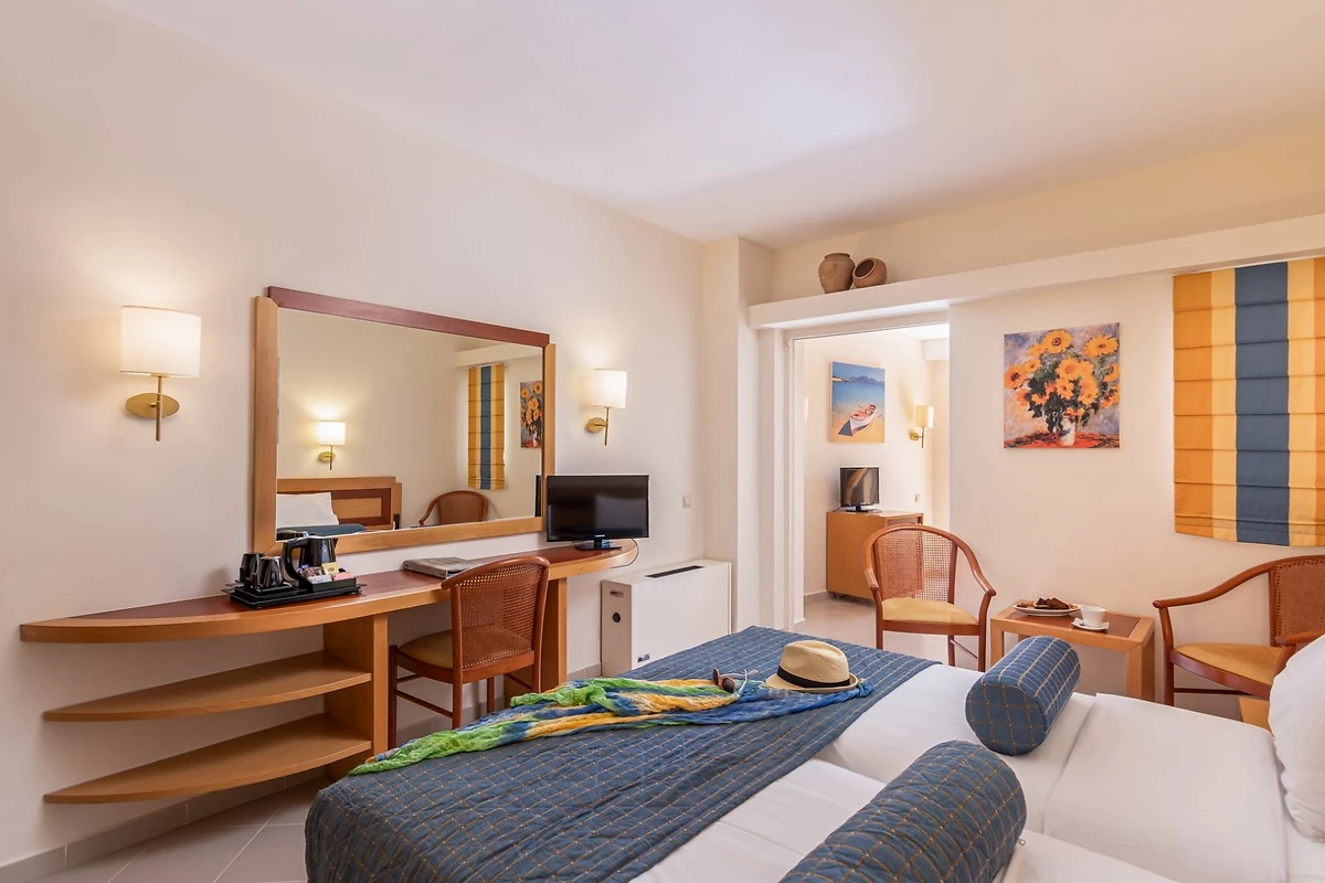 Chambre famille vue jardin