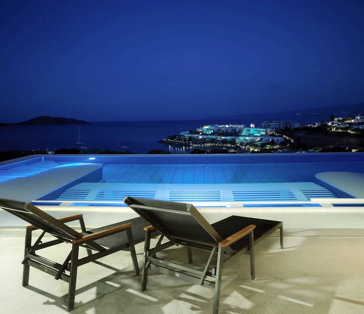 Piscine du spa de l'hôtel, Elounda Mare Relais et Châteaux