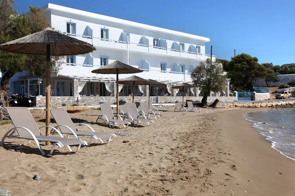 Plage, Boutique Di Mare Hotel & Suites, Syros, Grèce