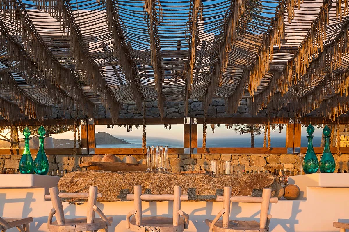 Pool bar, Myconian Utopia, Mykonos, Grèce