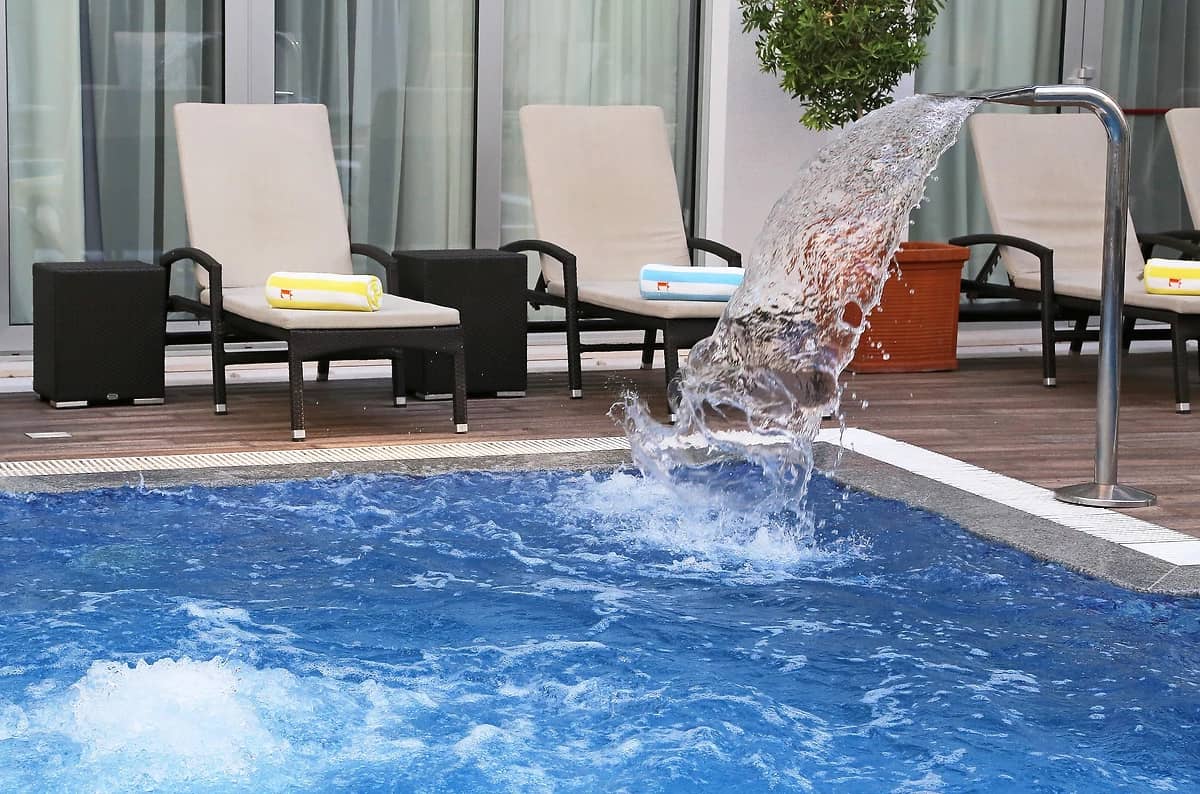 Piscine, Hôtel Lero, Dubrovnik, Croatie