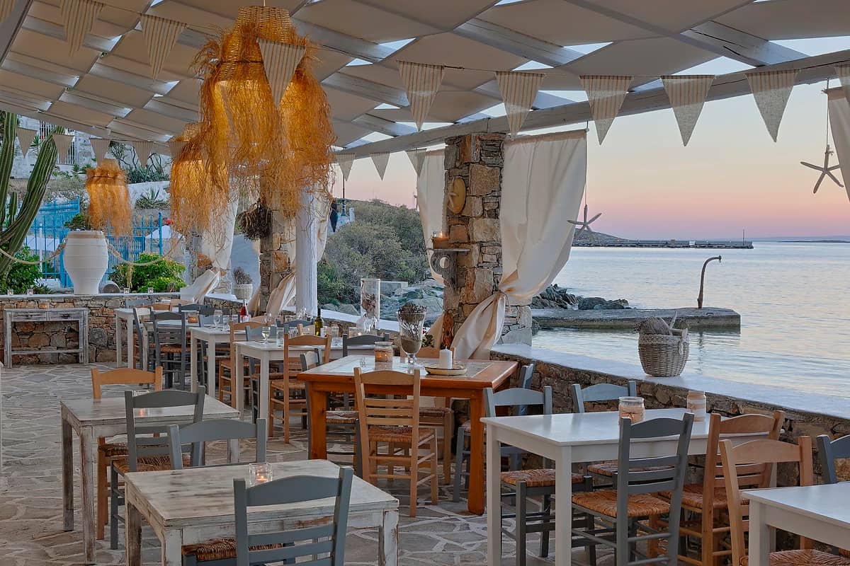 Restaurant, Boutique Di Mare Hotel & Suites, Syros, Grèce