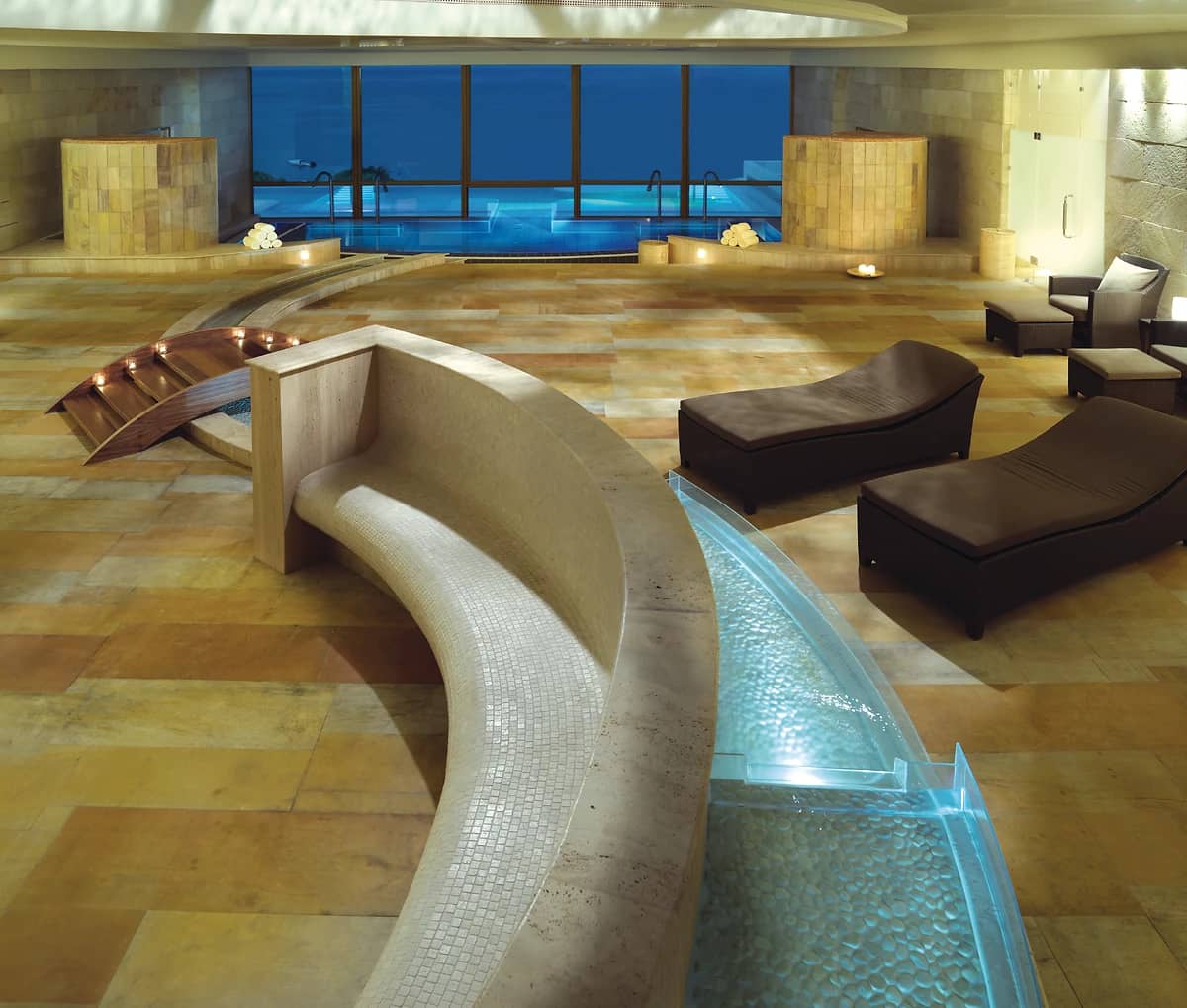 Accueil du spa de l'hôtel, Elounda Mare Relais et Châteaux