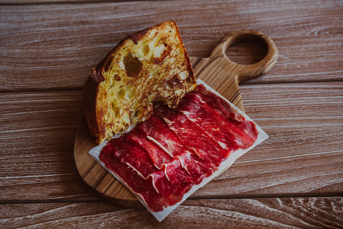 Plat servi au restaurant Beefbar, Andronis Arcadia Hotel, Santorin, Grèce