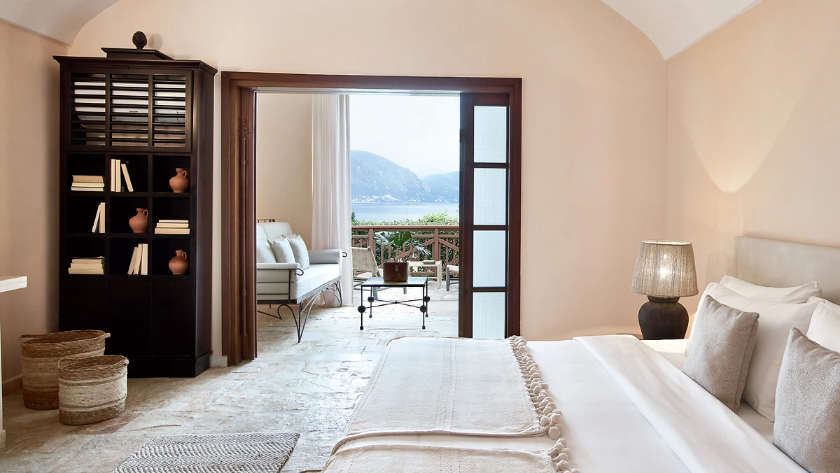 Bungalow famille Robinson Crusoe vue mer partielle