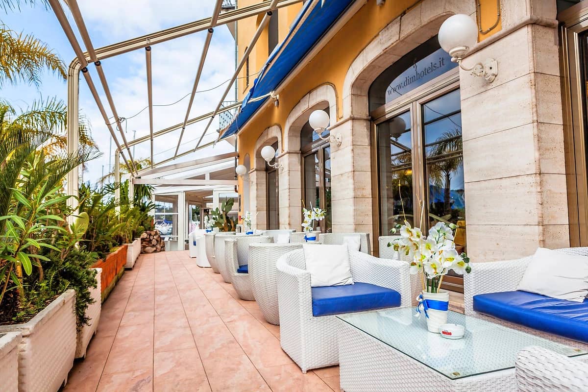 Terrasse, Aragona Palace Hotel & Spa, Ischia, Italie