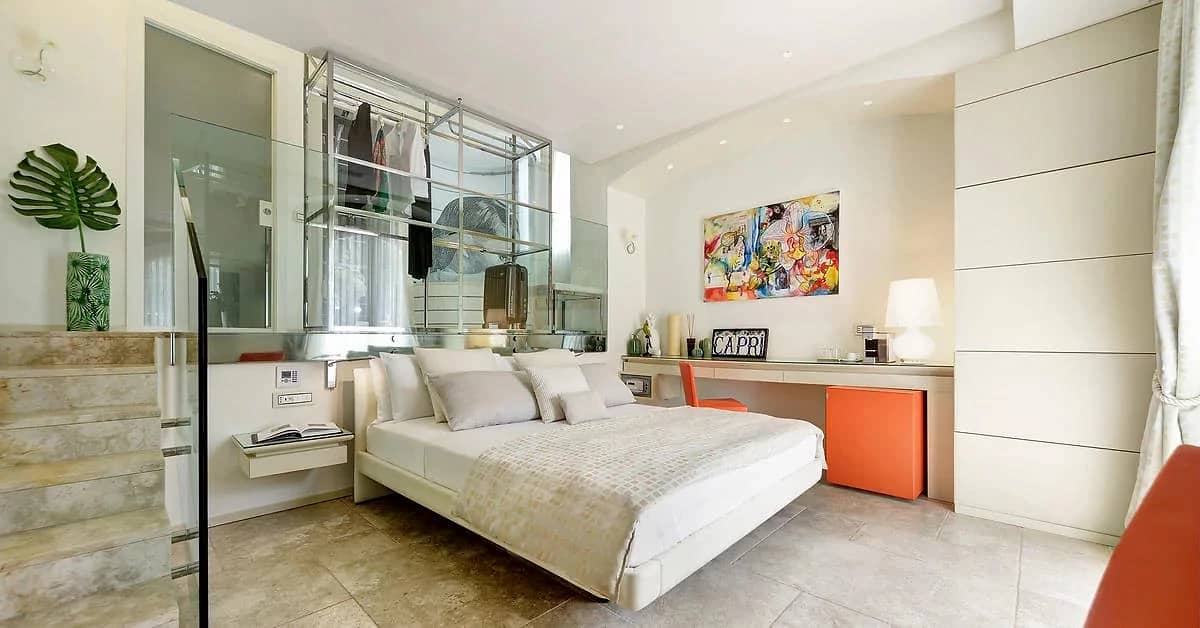 Chambre, Hotel Villa Blu, Sorrente, Italie