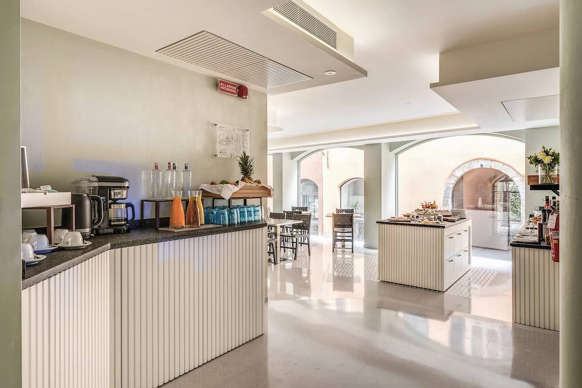 Buffet pour le petit déjeuner, Plinius Lifestyle Hotel Lake Como, Côme, Italie