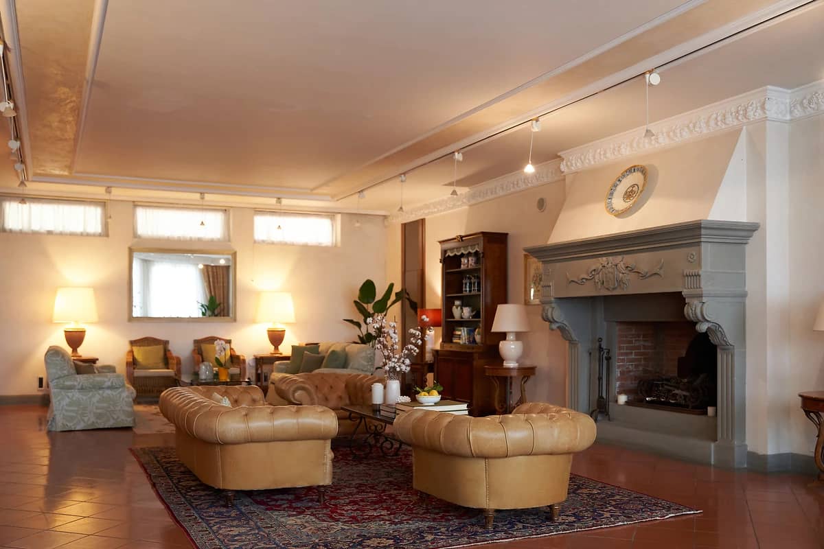 Lounge, Relais Santa Chiara, Toscane, Italie