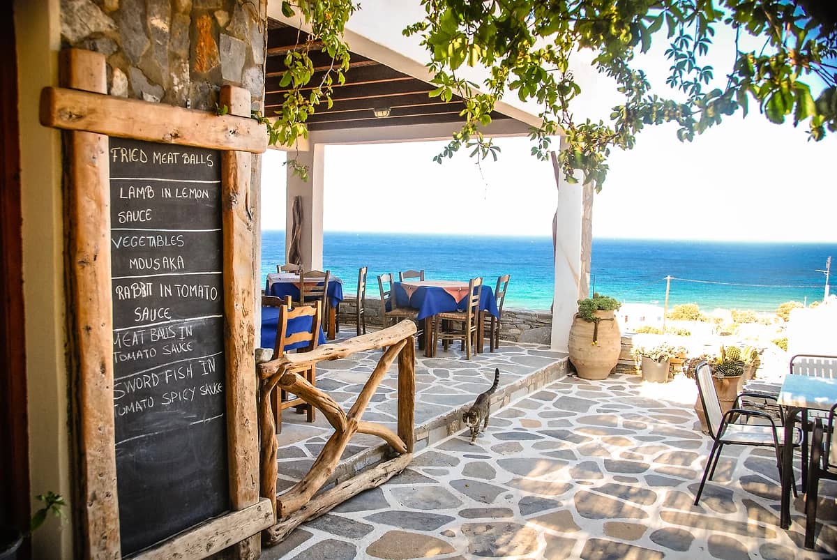 Taverne, Ios, Cyclades, Greece
