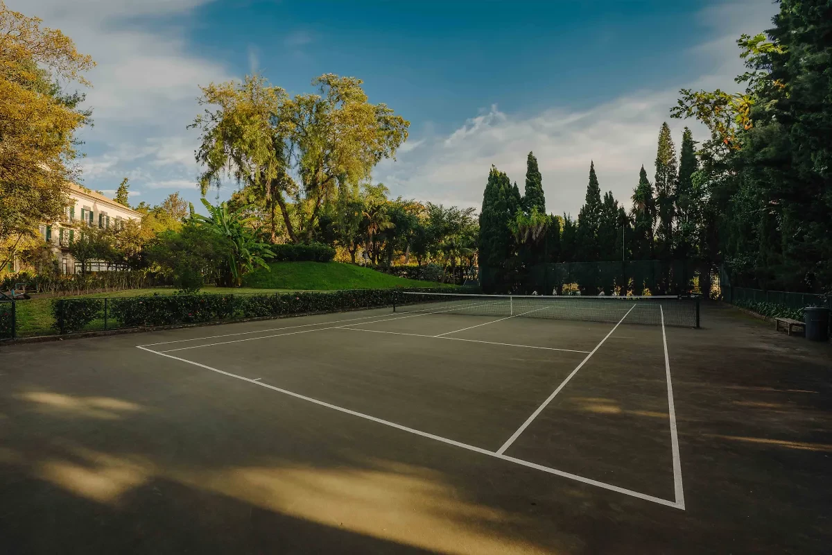 Court de tennis, Quinta da Bela Vista, Madère, Portugal