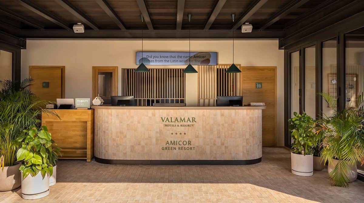 Réception, Valamar Amicor Resort