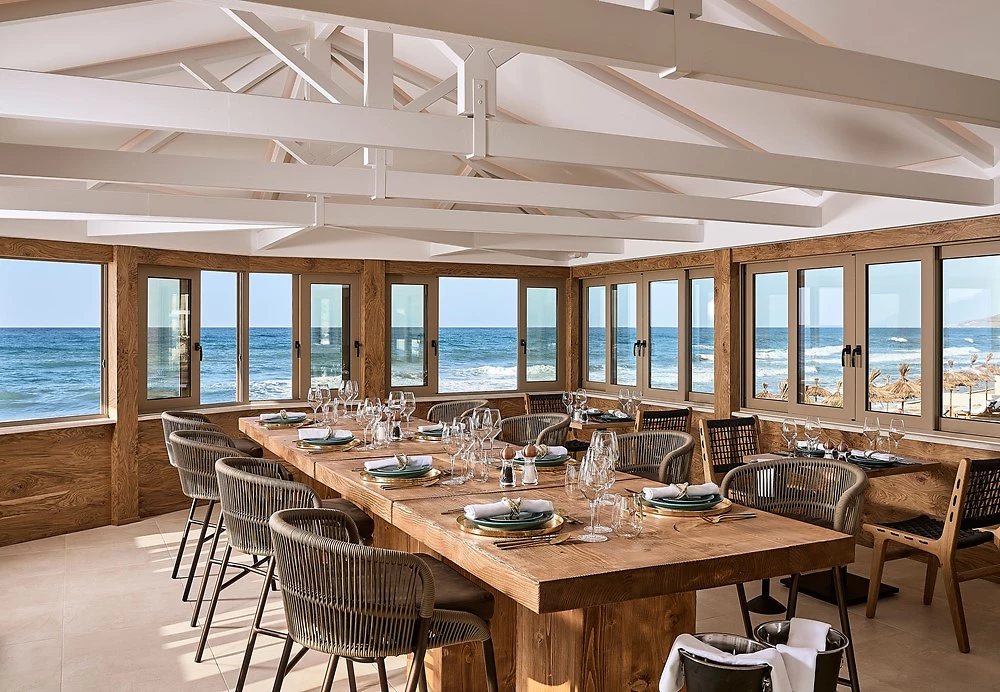 Restaurant à la carte, Pepper Sea Club Hotel, Crète, Grèce