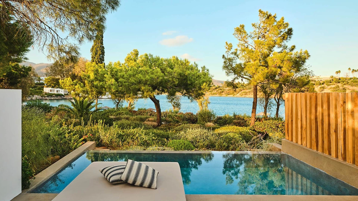 Bungalow supérieur front de mer avec piscine privée