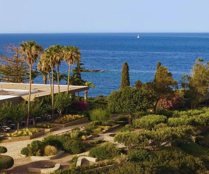 Jardins, Minos Palace Hotel & Suites, Crète, Grèce