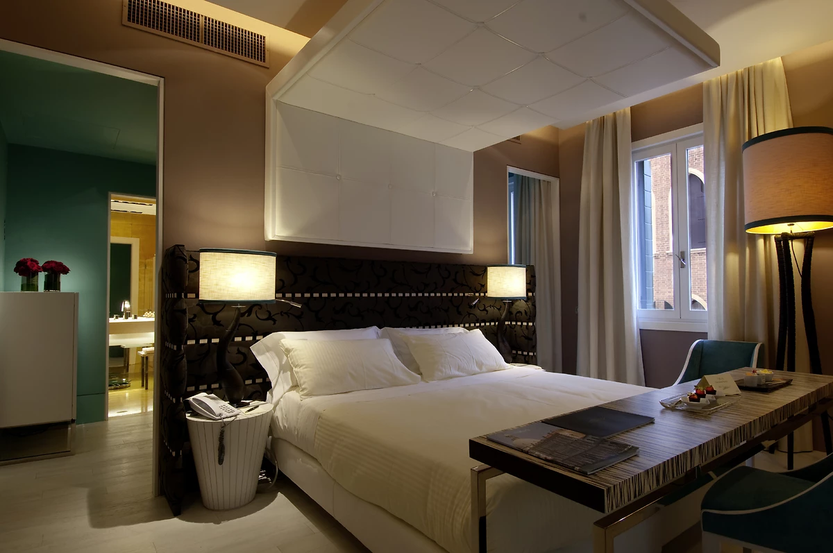 chambre Deluxe, hôtel Sina Centurion Palace, Venise, Italie