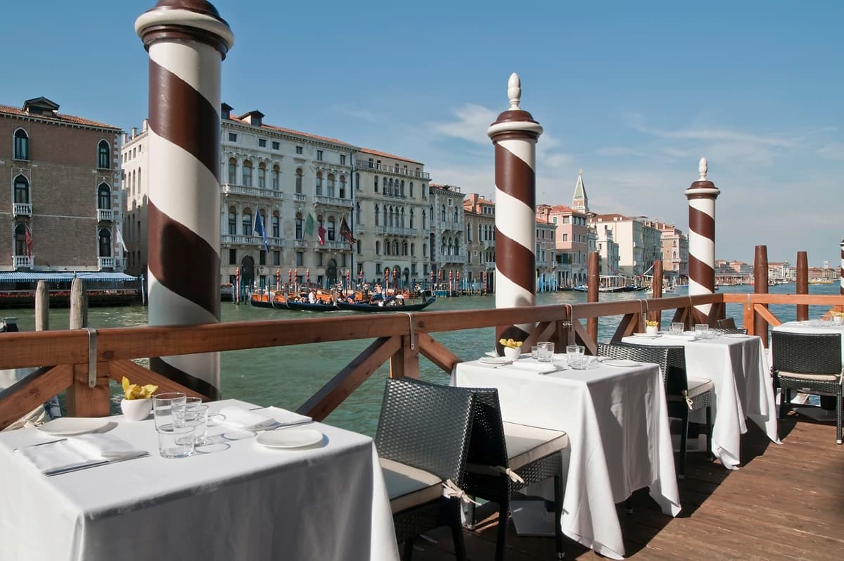 Terrasse restaurant, hôtel Sina Centurion Palace, Venise, Italie