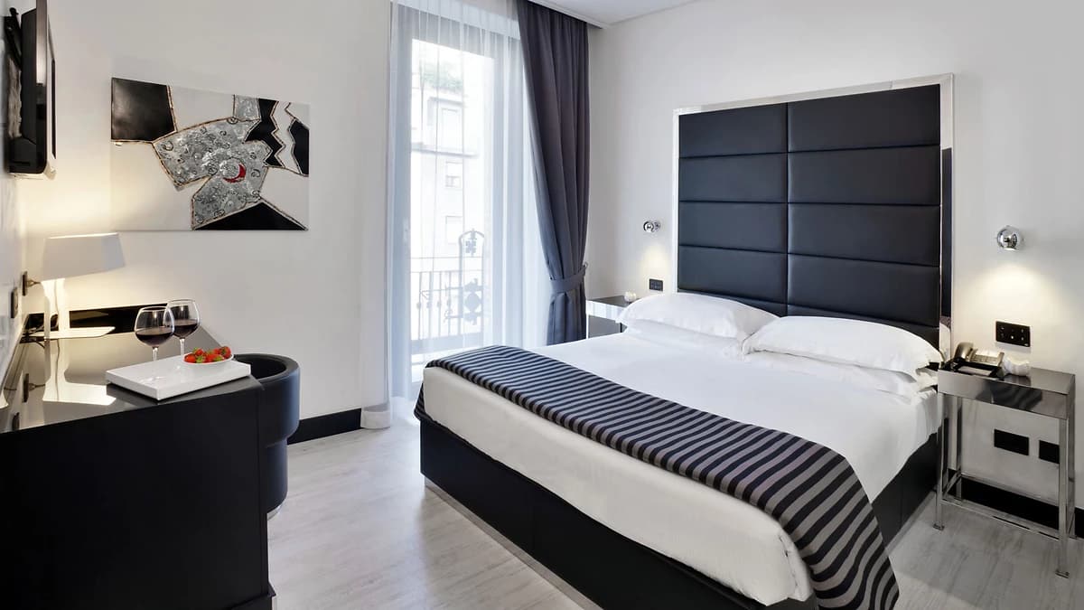 Chambre double supérieure, Hotel Napoleon, Milan