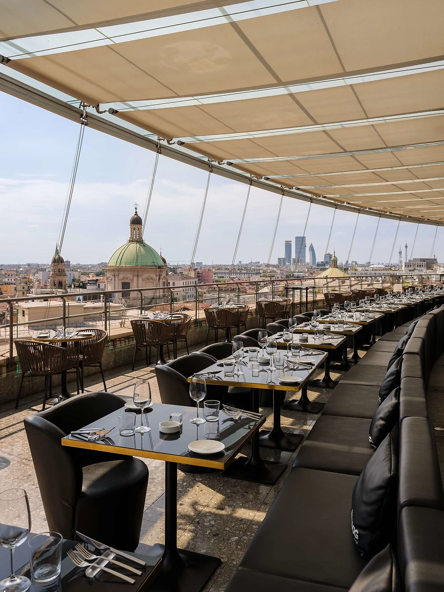 Restaurant, Terrasse, The Square Milano Duomo