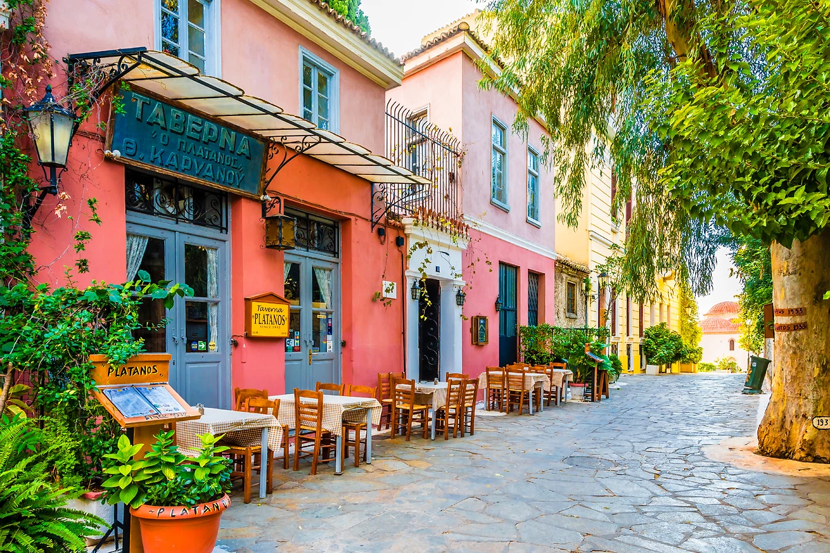 Quartier de Plaka, Athènes, Grèce