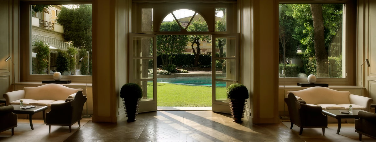 Lounge, Grand Hotel Villa Medici, Florence