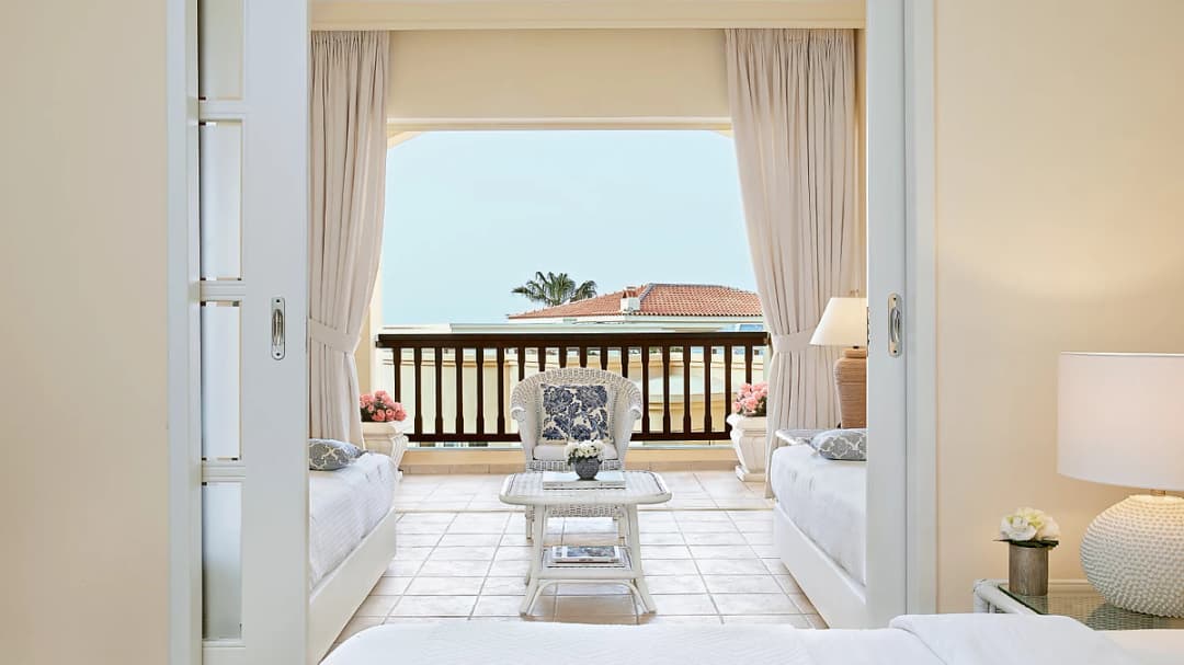 Chambre famille vue jardin