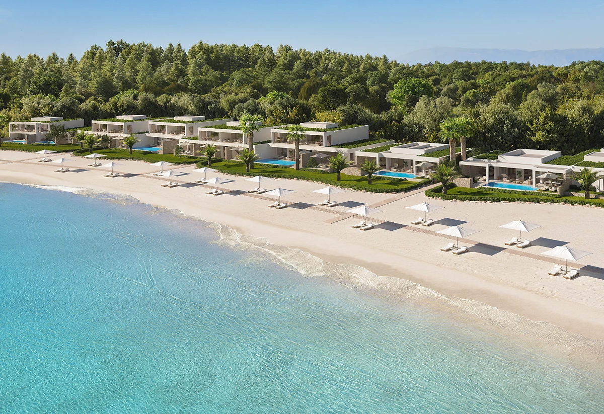 Plage de l'hôtel, Sani Asterias