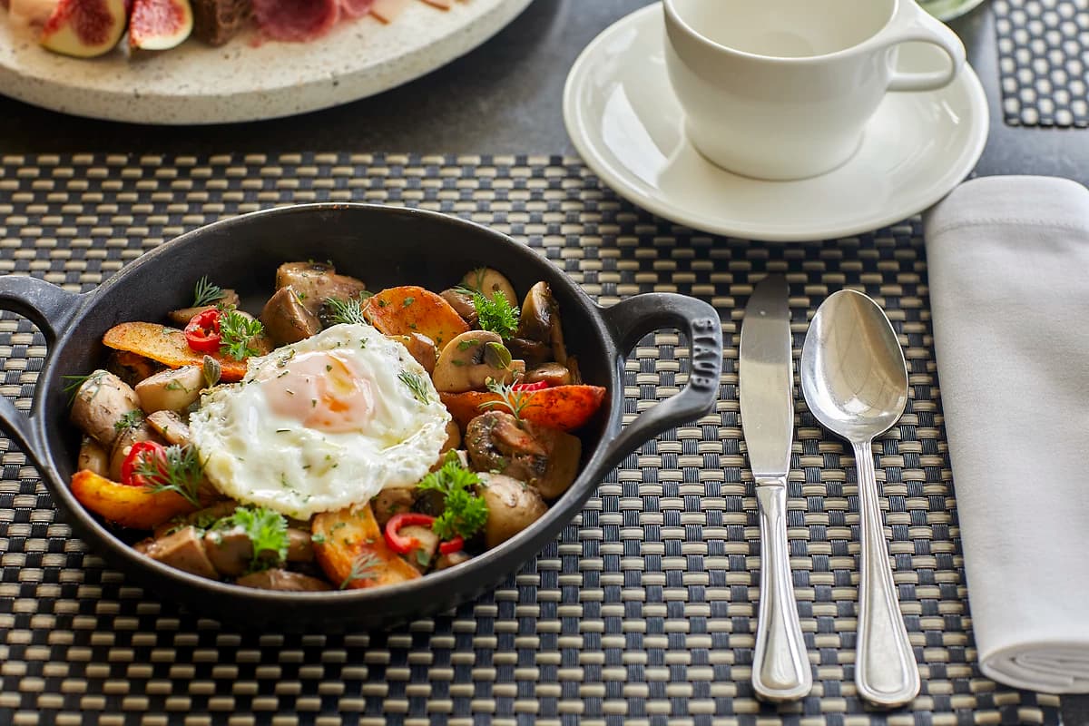 Plat servis au restaurant Olympos, Sani Club