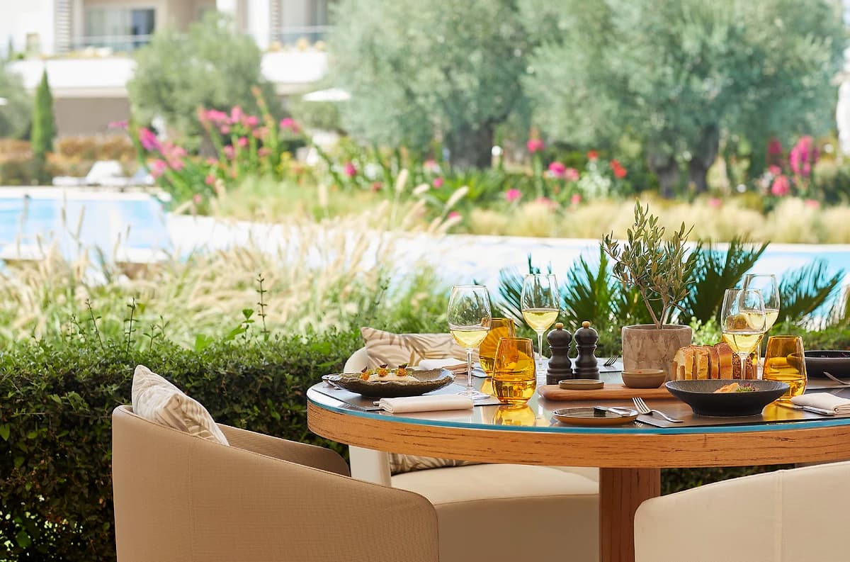 Repas servis dans l'un des restaurants de l'hôtel, Sani Dunes