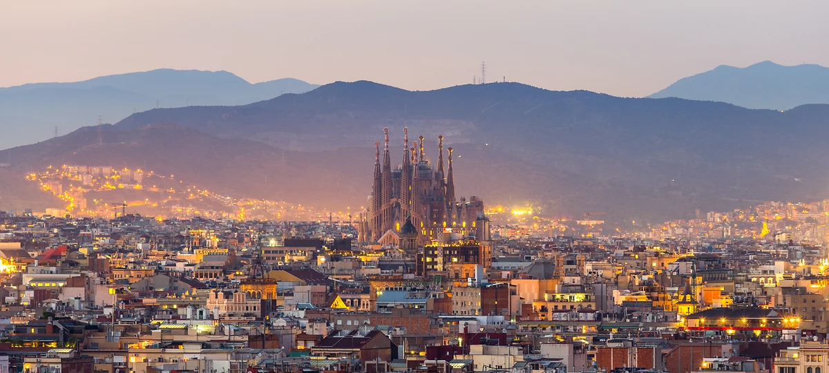 Vue d'ensemble de Barcelone, Espagne