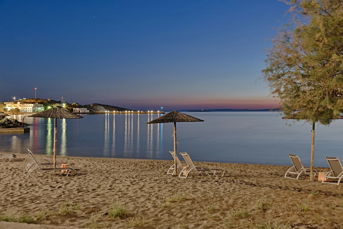 Plage, Boutique Di Mare Hotel & Suites, Syros, Grèce