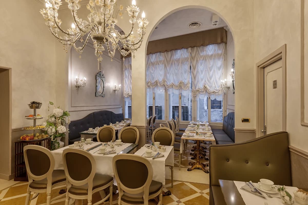 Restaurant de l'hôtel, hôtel Ca' dei Conti