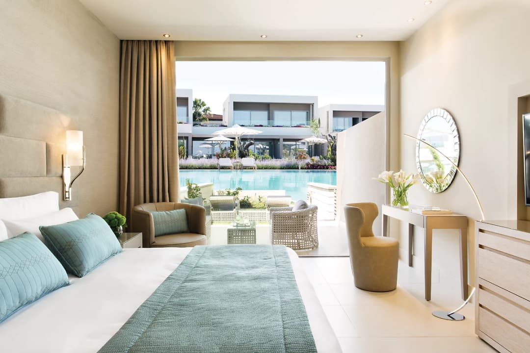 Chambre double jardin privé