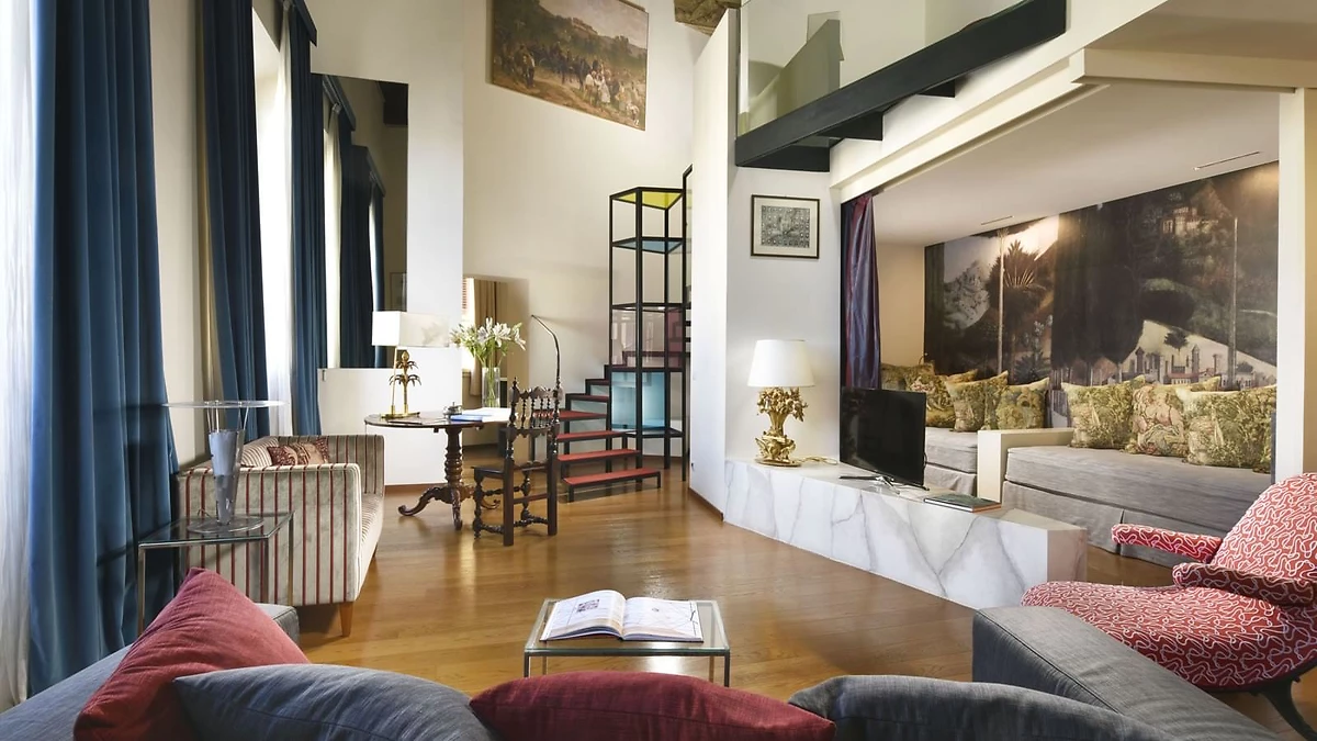 Salon, suite Rinieri, Leone Blu Suites UNA Esperienze