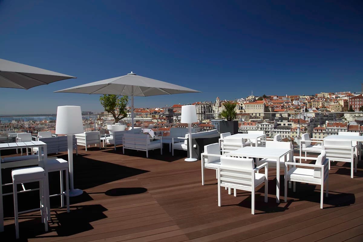 Rooftop Bar, Hôtel Mundial, Lisbonne, Portugal
